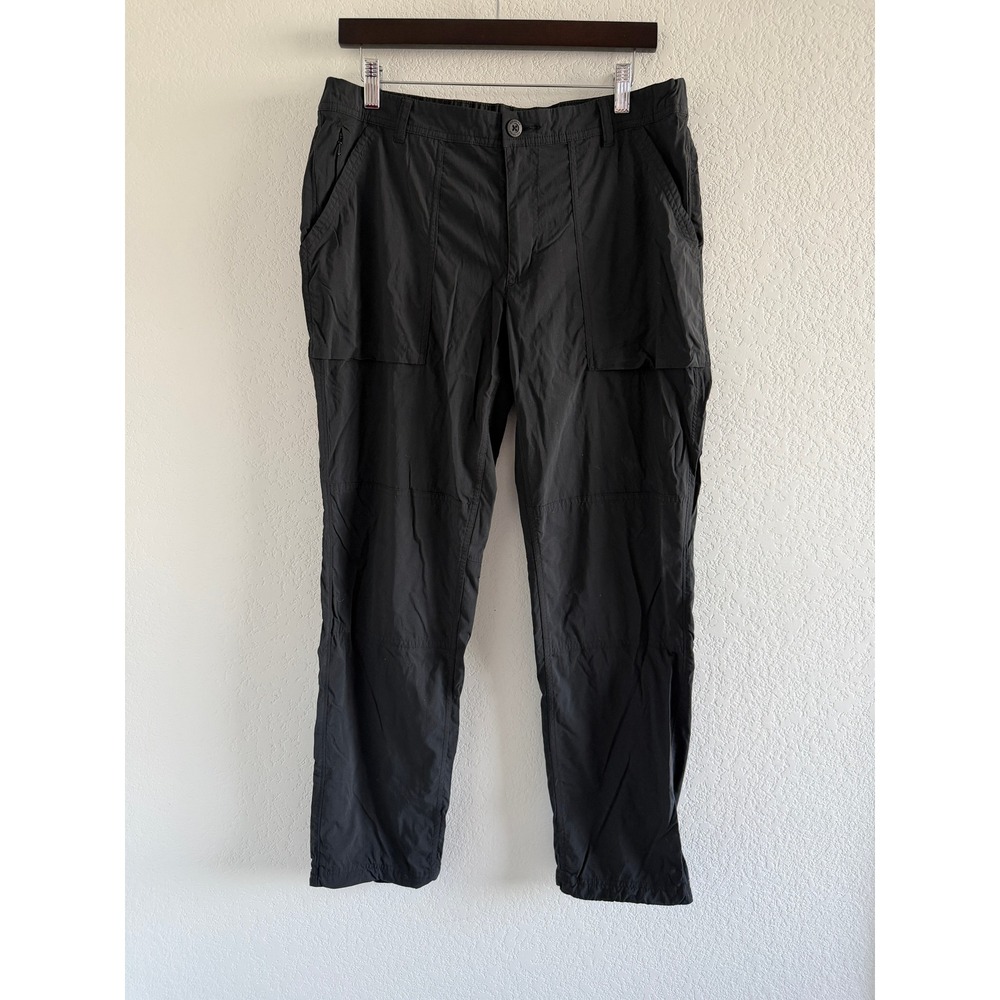 REI Co-op Gorpcore Hiking Pants Size 12 Black Straight Leg Stretch Pocket
